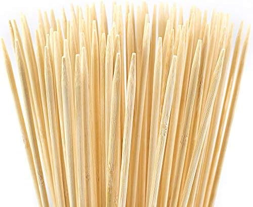 Colibyou Perfect Campfire Accessories To Protect Your Kids While Creating Lasting Memories KID FRIENDLY Bamboo Skewers 3 Foot Long, 110 Sticks Per Pack