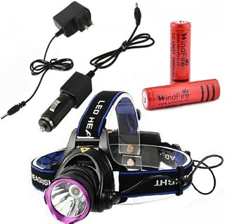 WindFire® 2000 Lumens CREE XM-L T6 U2 LED 3 Modes Outdoor Sport Headlamp