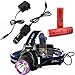 WindFire® 2000 Lumens CREE XM-L T6 U2 LED 3 Modes Outdoor Sport Headlamp 18650 Rechargeable Battery Head Light Torch Flashlight with AC Charger Car Charger and 2 X WindFire 4000mah Rechargeable battery for Hiking, Riding, Camping, Climbing, Hunting