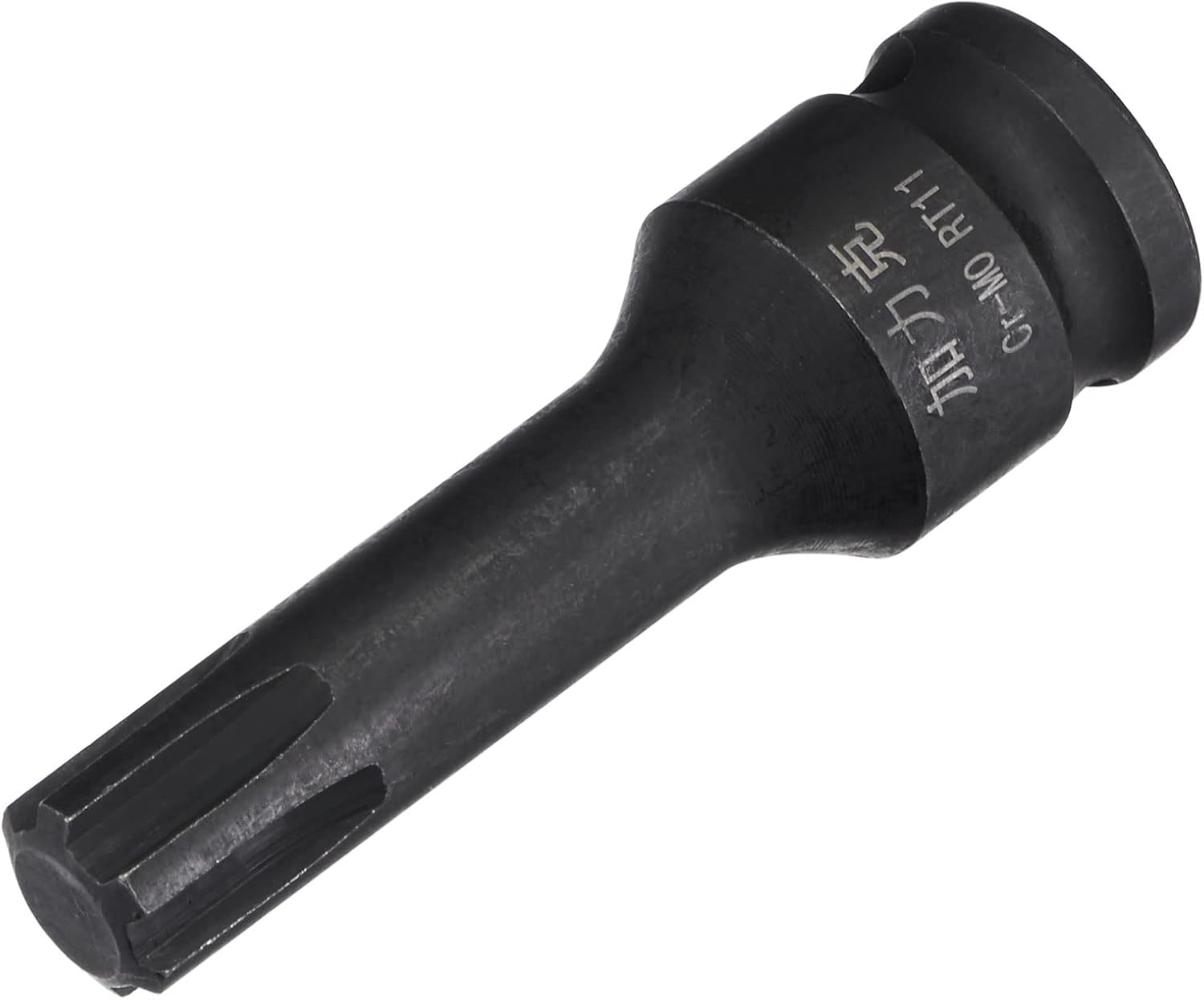 uxcell 11mm Impact Ribe Bit Socket, 3/8" Square Drive 60mm Length CR-MO Metric Sizes
