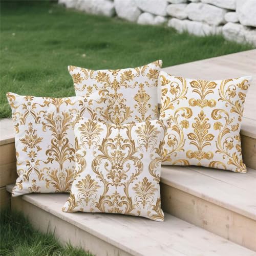Housse coussin extérieur 80x80cm imperméable pour canapé de jardin bohémien - 4