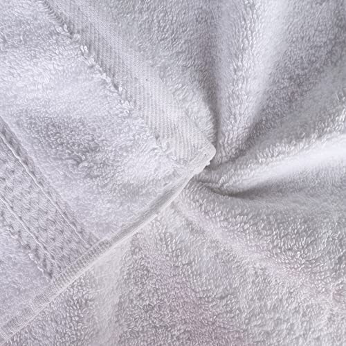 Superior 900GSM HAND WH Egyptian Cotton Pile Hand Towel Set Of 4, Ultra Soft Luxury Towels thumb #3