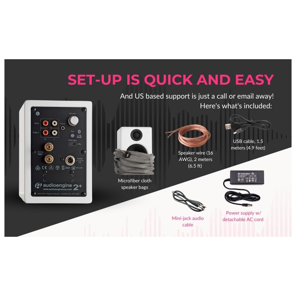 Audioengine A2+ Wireless Bluetooth Computer Speakers Myanmar Ubuy