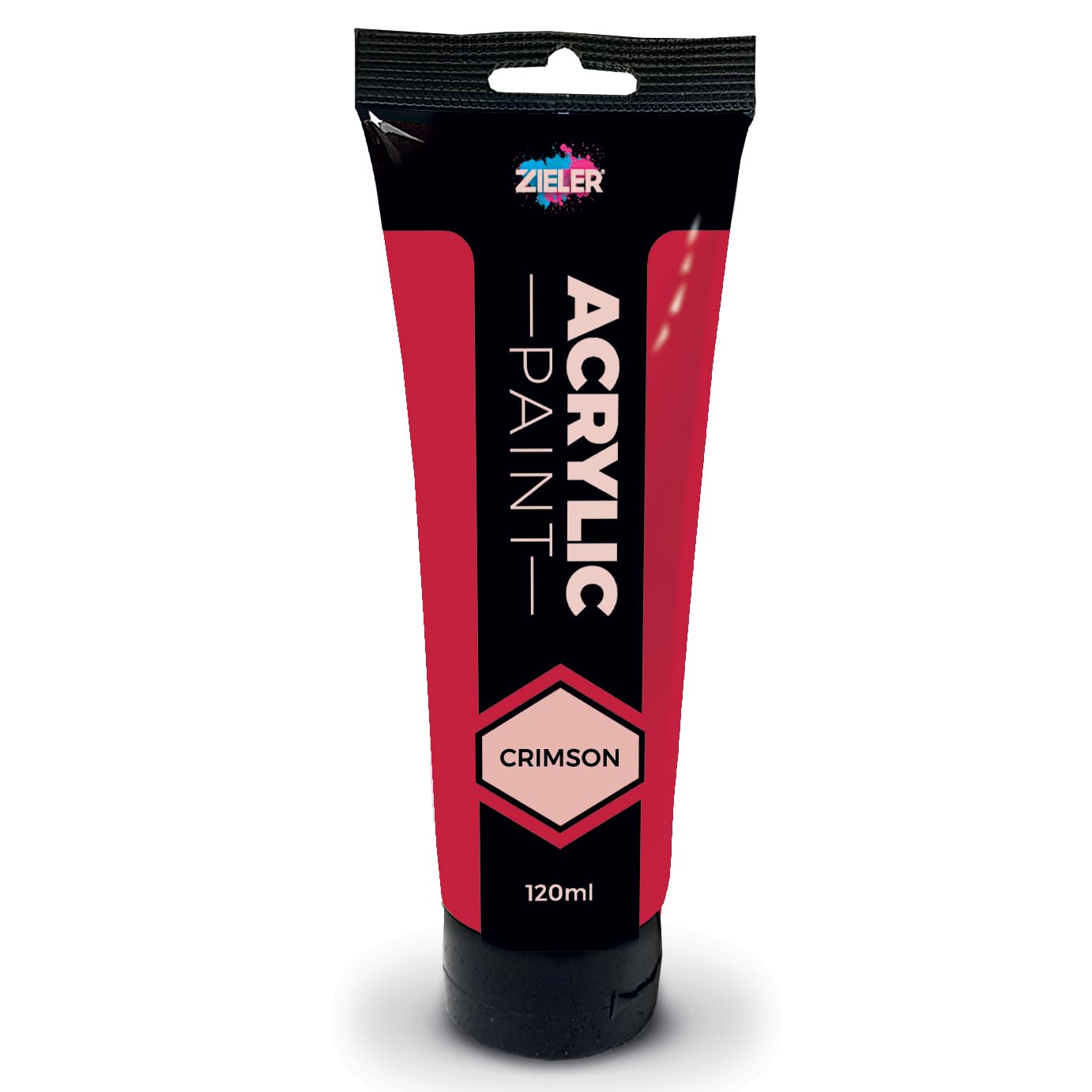 Zieler 120ml Acrylic Paints (Crimson)