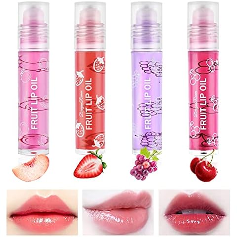 AOOWU Fruity Lip Oil Set with Hyaluronic Acid Cover