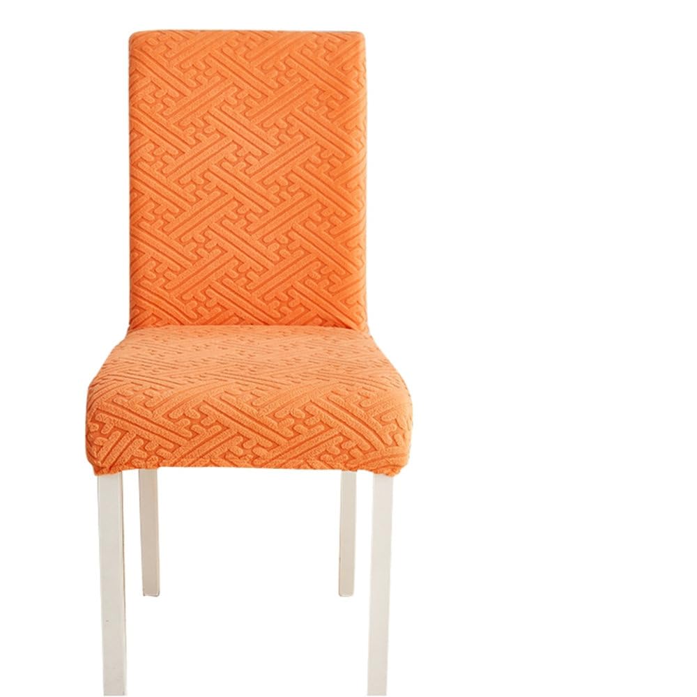 Housse de chaise jacquard extensible et universelle pour protéger votre mobilier