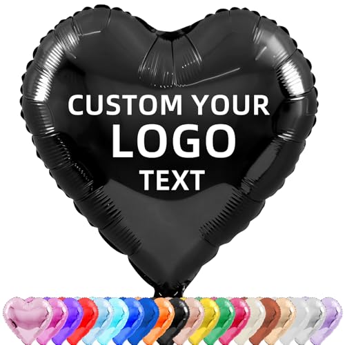 Custom Foil Balloons – Personalized Round & Heart Shaped Balloons