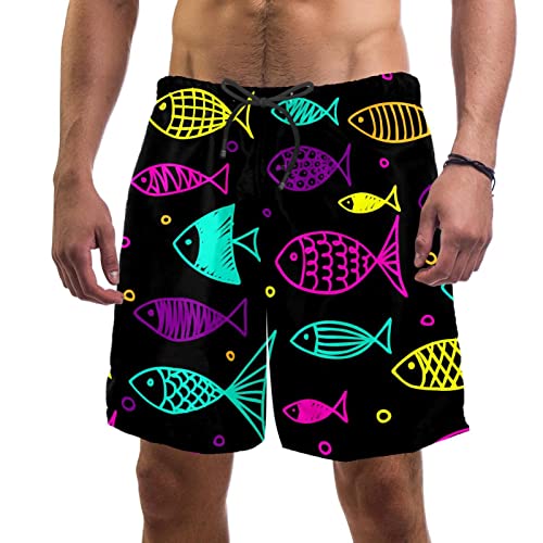 Maillots de Bain pour Hommes Short de Plage séchage Rapide JDEZ