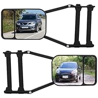 2 Stück Wohnwagen Spiegel Auto - Verstellbarer Zusatzspiegel Außenspiegel Caravanspiegel Wohnwagenspiegel Wohnwagen spiegel auto für alle gängigen Fahrzeuge Wohnwagen Autos
