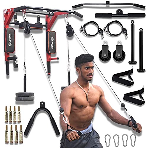 Hashtag Fitness Wall mount pull up bar for home gym equipments di...