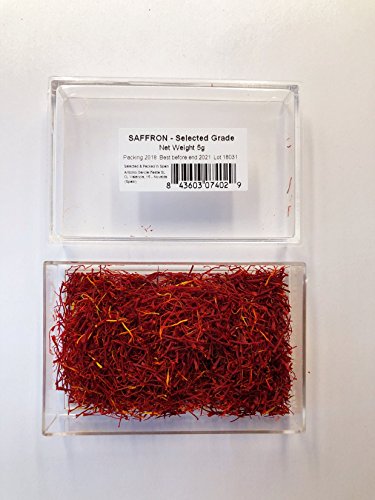 100% Pure Saffron Strands -The Gathering Of Saffron Brand ( 5 Grams Pack) #TOP5