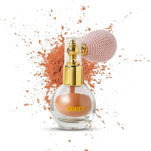 Nourr Glitter Dust Puff | High-Gloss Body Glitter and Beauty Spray for Body Glow & Shimmer | Mess-Free Glitter Dust in a Puff Bottle | Travel-Friendly