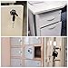 Kohree Upgrade Cabinet Locks with Keys, 1-1/8'' (30mm) File Cabinet Replacement Lock Alike, RV Storage Locks 5 Pack, RV Compartment Locks, RV Locks for Storage Door Drawer, Cylinder Lock, Zinc Alloy