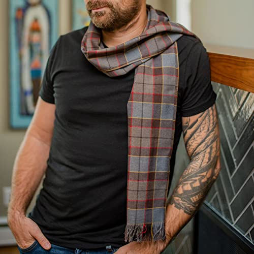 Outlander Jamie Fraser Tartan Premium Wool Scarf - Woven In Scotland - Made In The U.s.a. - 9" X 58" #TOP1