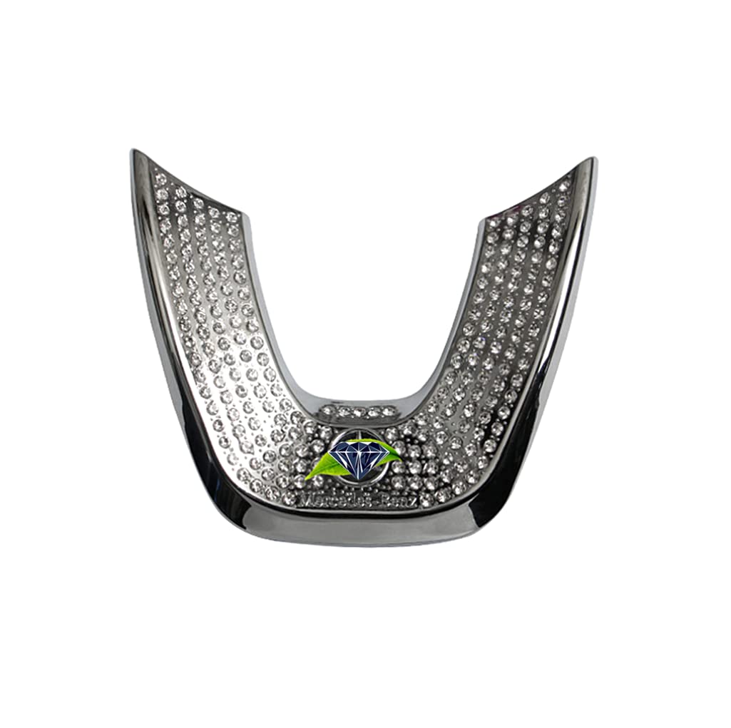 Autocollant Strass Pour Bouton Démarrage Mercedes (2015-2020) | Acier Inoxydable + Diamants Synthétiques | Modèles A200, C300, E300, GLC, Etc. - 10