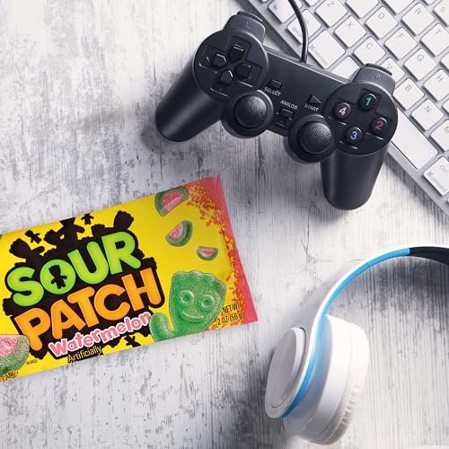 SOUR PATCH KIDS Watermelon Soft & Chewy Gummy Candy, Bulk Candy, 24 Bags - image 6