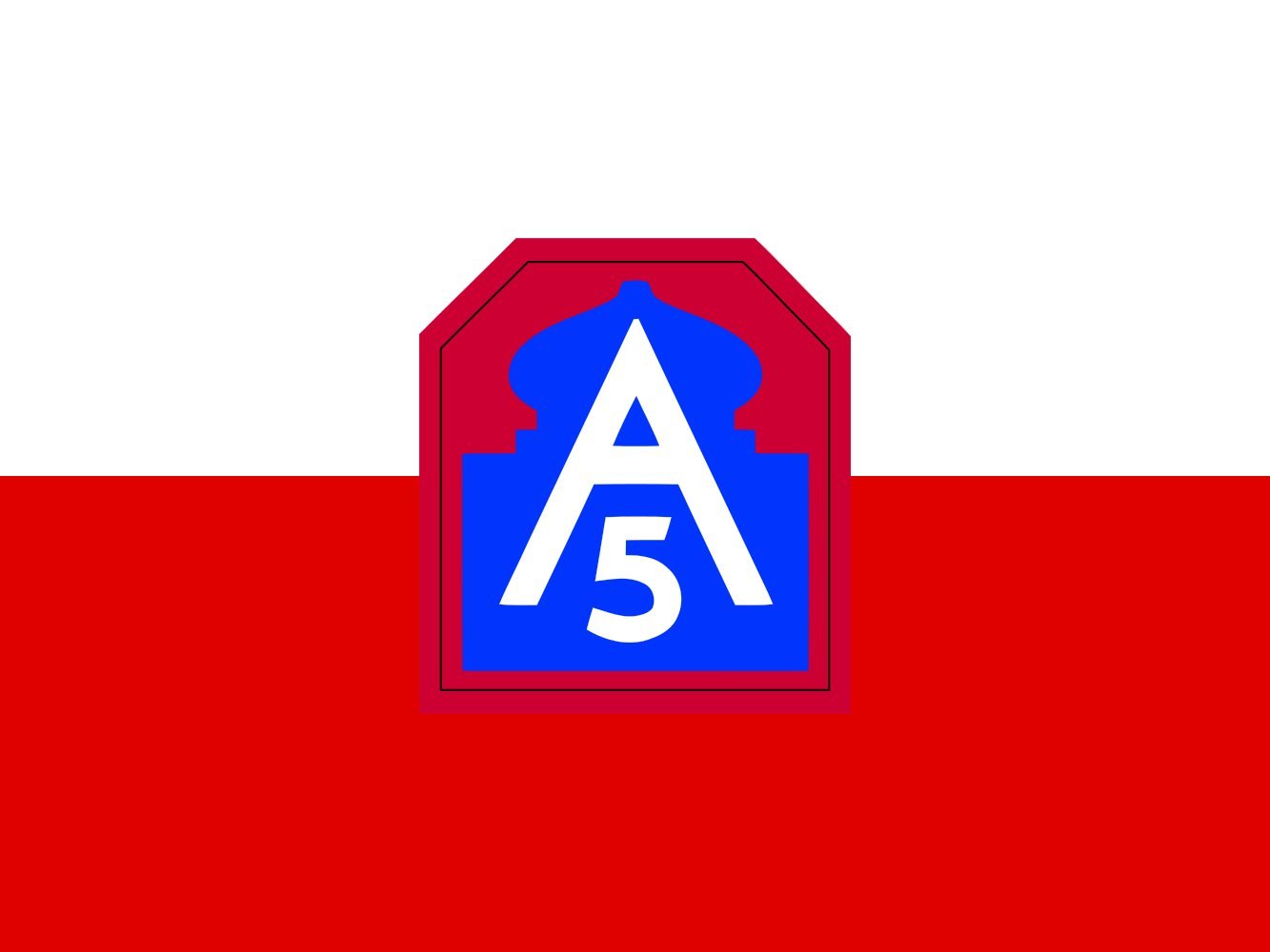 Bandiera Large United States Army North | Organization flag of