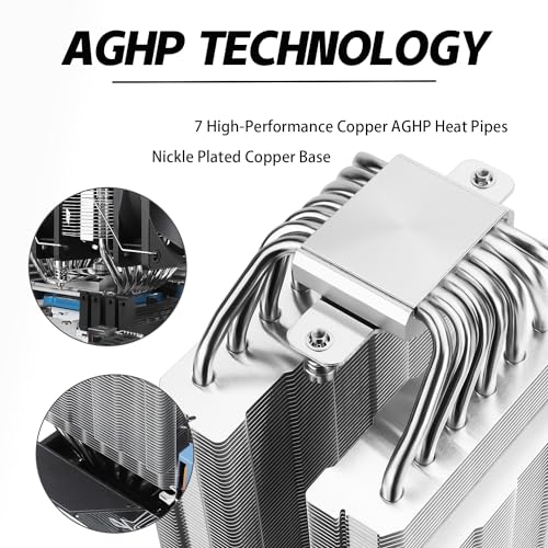 Image of Thermalrlght Phantom Spirit 120SE CPU Air Cooler, 7 Heat Pipes CPU Cooler,Dual 120mm TL-C12B V2 PWM Fan, AGHP 4.0 Technology, S-FDB Bearing, for AMD AM4 AM5 /Intel 1700 /1150 /1151 /1200 /1851