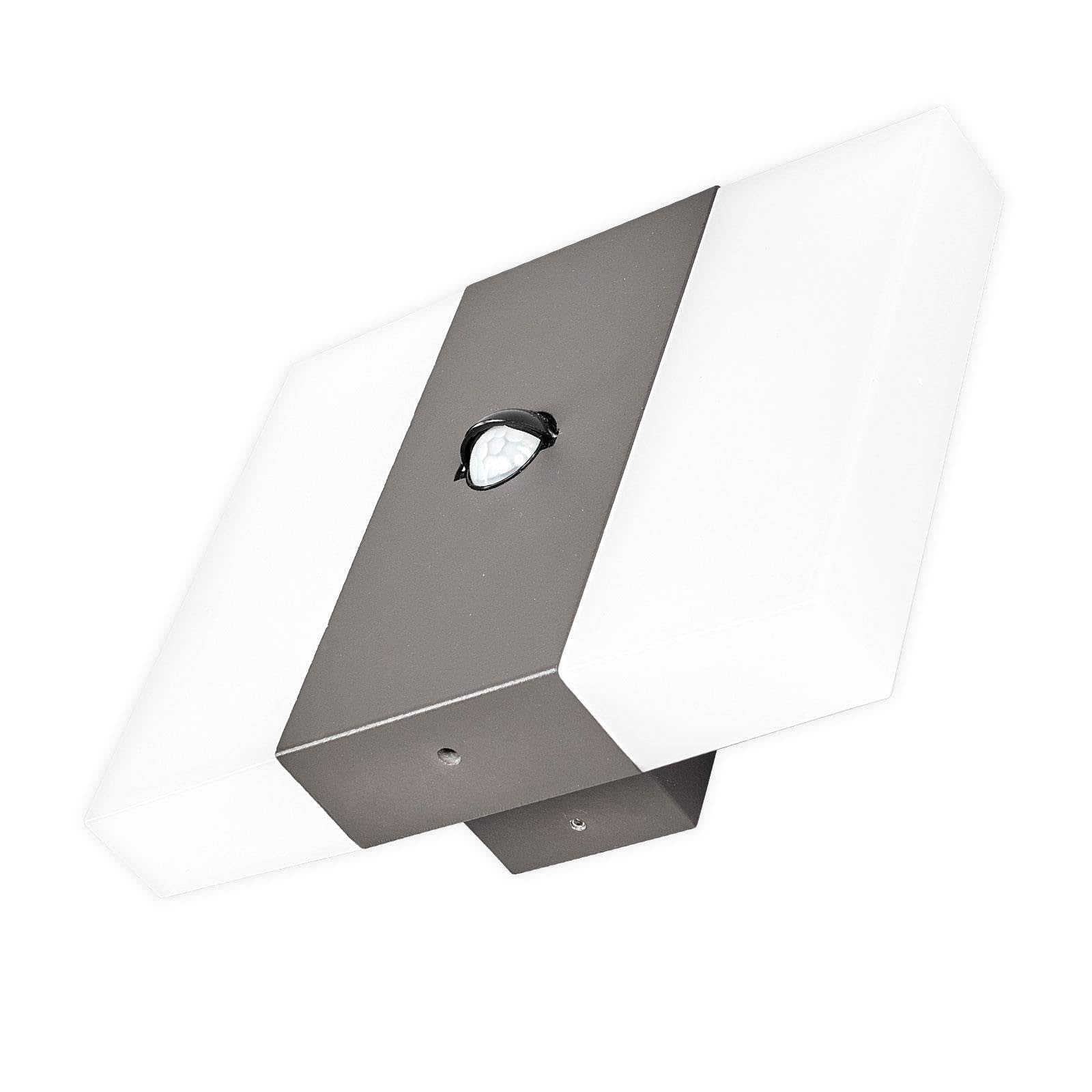 Lindby LED Wandleuchte außen mit Bewegungsmelder, Außenwandleuchte modern IP44 Außenleuchte Wand Außenbeleuchtung für Hof Garten Terrasse Balkon Haus