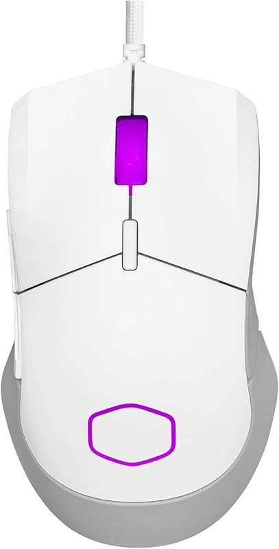 MM310 Wire Gaming Mouse White, Adjustable 12,000 DPI, Palm|Claw Grip, PixArt Optical Sensor, Ultraweave Cable, PTFE Feet, RGB Lighting (MM-310-WWOL1) | 12000 DPI sensor, Palm and claw grip, PixArt optical sensor, Ultraweave cable, PTFE feet, RGB lighting