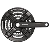 Front CHAINWHEEL, FC-M311-L, for Rear 7/8-SPEED, 170MM, 42X32X22T for HG-Chain, W/Chain Guard, Chain CASE Compatible, Black