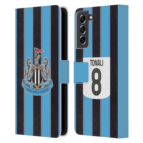 Protection Samsung S21 FE 5G Newcastle Sandro Tonali étui clapet cuir fonction support