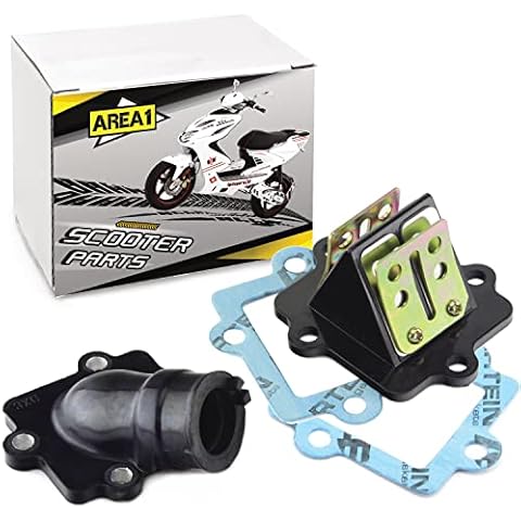 Repuesto de membrana para motor de 50 cc de 2 tiempos compatible con Yamaha Aerox Neos Jog, Nova Motors RS Ultima GT Union Adly Her Chee Malaguti F10 F12 F15 de Area1 Cover