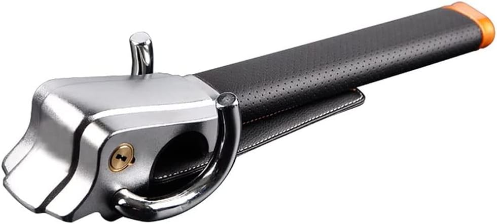 Foldable Auto Car Steering Wheel Lock, Antitheft Locking Safe Devices, Steering Lock, Fit for Cars, Light Trucks, Vans