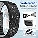 Zeeflufun Silicone-Sport-Strap for Whoop 5.0 Bands - Replacement Strap for Whoop 5.0 One/Peak/Life,Waterproof,Breathable,Durable,Adjustable,for Women men(Not for Whoop 4.0/3.0
