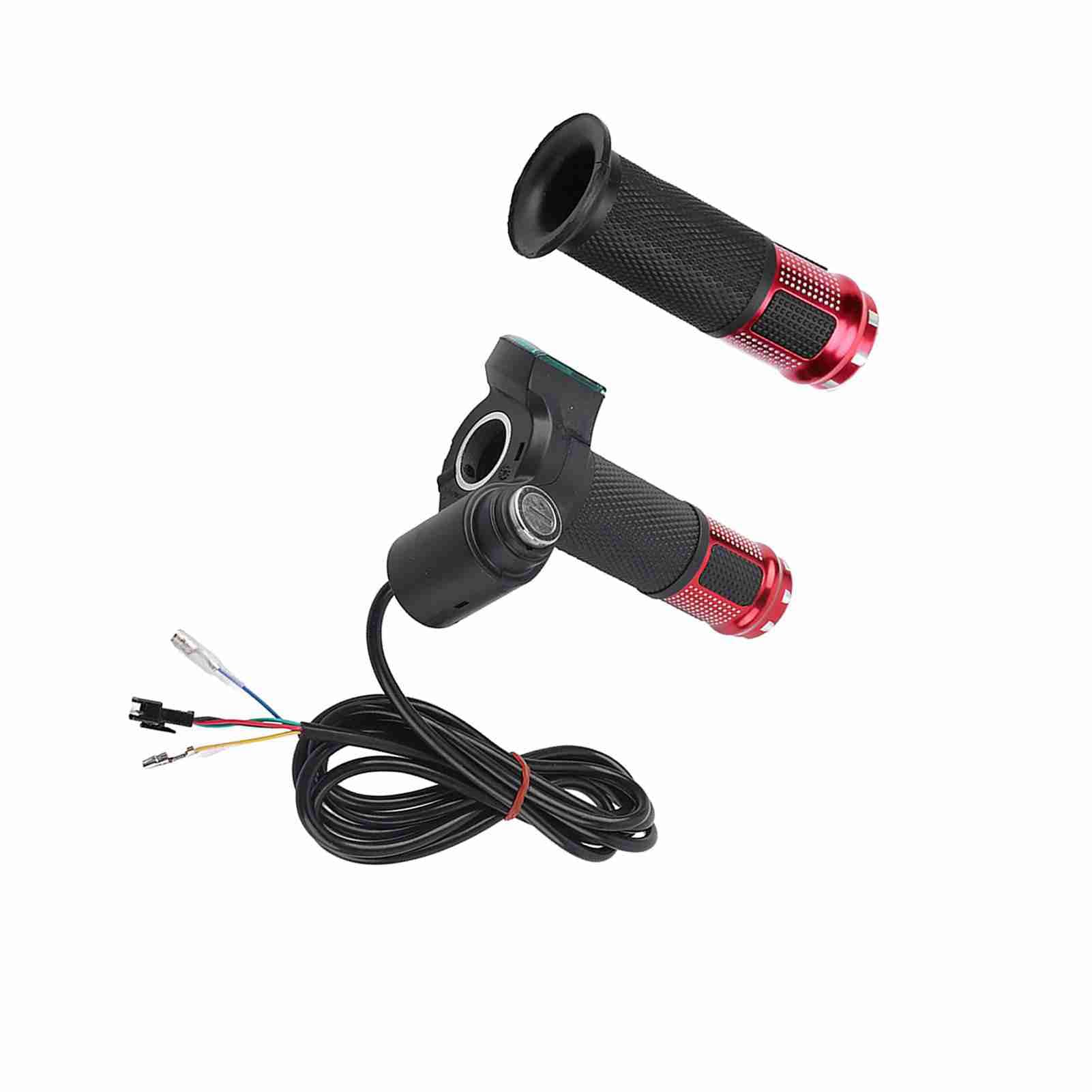Amazon | Generic 電動自転車 4色ツイストスロットルグリップ LED