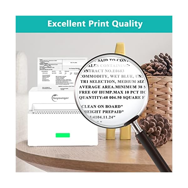 Buyounger Mini Drucker Mobiler Fotodrucker für Smartphone Multifunktionsgerät Bluetooth Drucker Klein Handy Sticker… – Bild 7