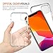 Trianium Compatible with iPhone 11 Case, Clarium Series 6.1 Inch TPU Cushion Clear Frame with Hybrid Rigid Backing Cover