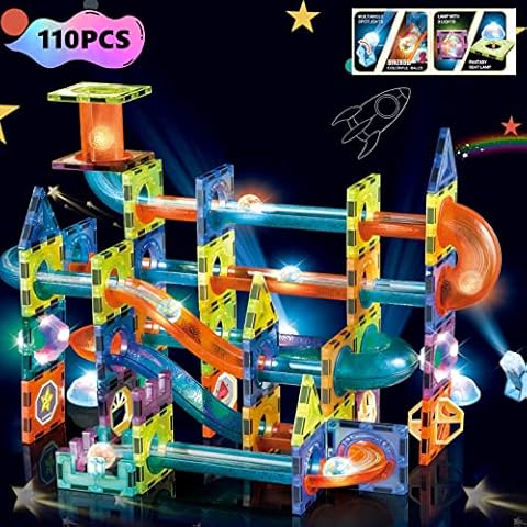 Bloques de Construcción Magnéticos 3D BINZKBB 110 Piezas Cover