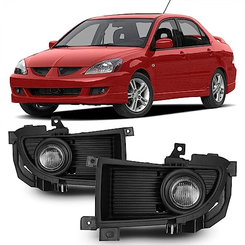 Winjet OEM Series for [2004 2005 2006 Mitsubishi Lancer] Driving Fog Lights + Switch + Wiring Kit