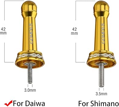 GOMEXUS Fishing Reel Stand for Daiwa 18 Legalis LT 1000-4000, Revros,16 Emeraldas 2508 and Shimano Nasci Sedona Sahara Sienna FE 1000-4000 Spinning Reel Protect 42mm