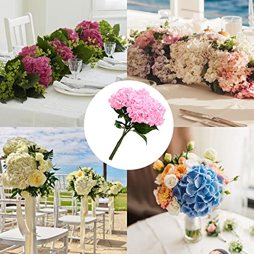 Softflame Artificial/Fake/Faux Flowers - Hydrangea Pink 4Pcs For Wedding, Home, Party, Restaurant #TOP2