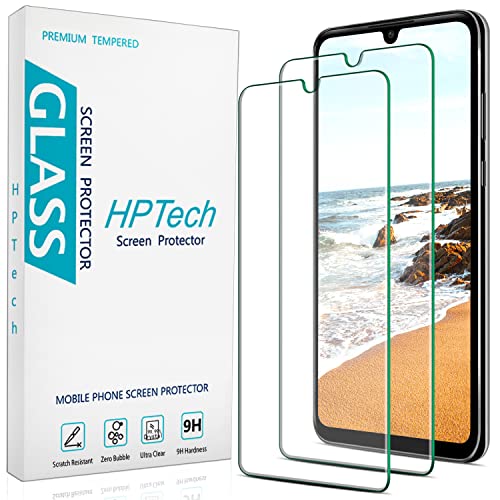 HPTech Protector de Pantalla (2 Piezas), Compatible con Huawei P30 Lite, Mica de Cristal Vidrio Templado, antiarañazos, sin burbujas