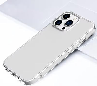 Case Compatible with Coverzone iPhone 16 Pro Crystal Clear Thin Feel, Comfortable Access to Slots and Keys, Case Compatible with Hard Plastic Transparent iPhone 16 Pro