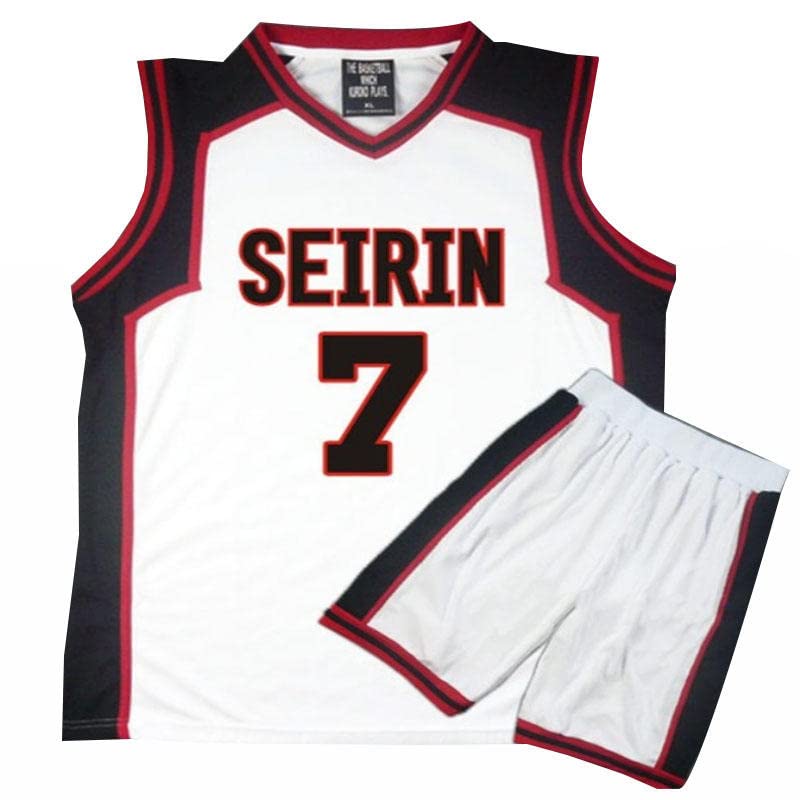 3D Kuroko No Basket Basuke Cosplay Uniform SEIRIN Basketball Jersey Number 10 11 Kagami Taiga Sportswear Tees Shorts Costume Set