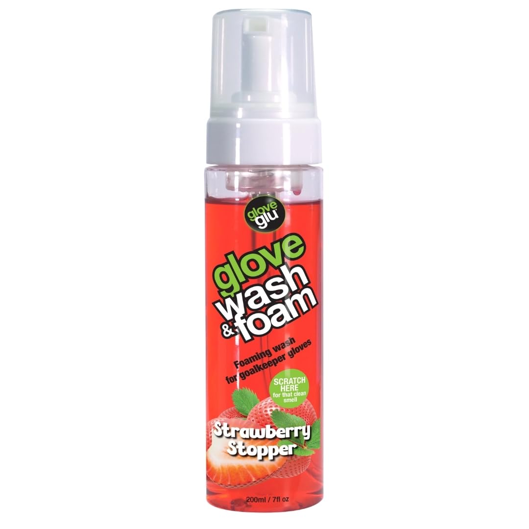 gloveglu Goalkeeper Glove Wash & Foam 200ml - Strawberry Stopper