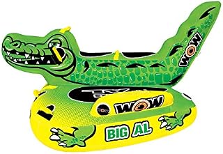 WOW Watersports Big Al 19-1070, 1 to 4 Person Towable, Saddle Seats
