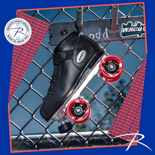 Image of Riedell Dart Roller Skates for Men and Women - Colorful, Ultra-Durable Speed Skate with Precision Fit and Matching Color Wheels, Roller Skates