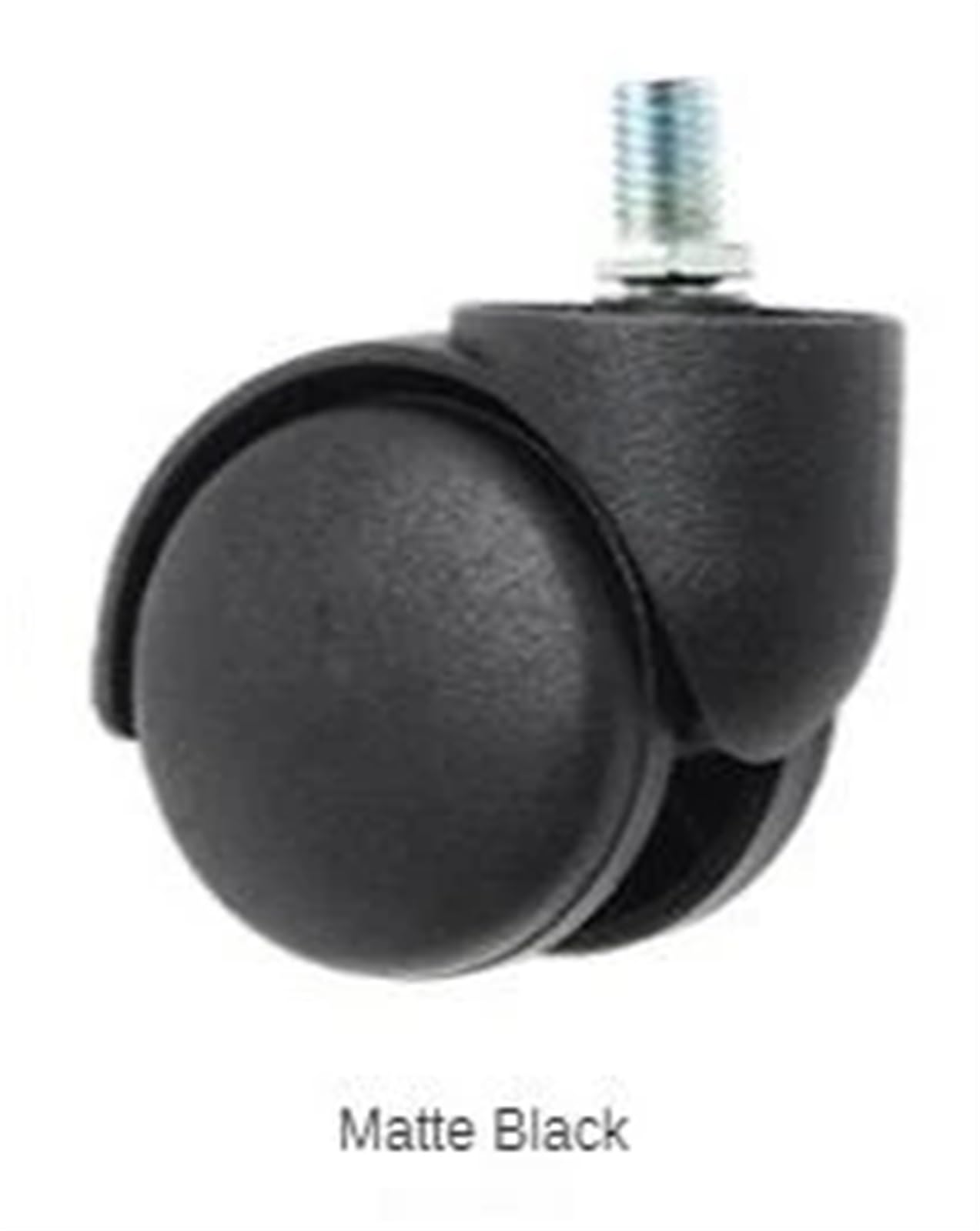 5 opakowań 2 cale obwód 11 mm / wątek 10 mm uniwersalne koło biurowe krzesło Caster Boss zacisk sprężynowy Pu Furnitures (Thread-Matte Black)