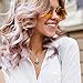 SHOP LC DELIVERING JOY Multi Gemstone Butterfly Pendant in 925 Sterling Silver - Cute Colorful Fashion Jewelry for Women - Trendy Christmas Gifts for Her