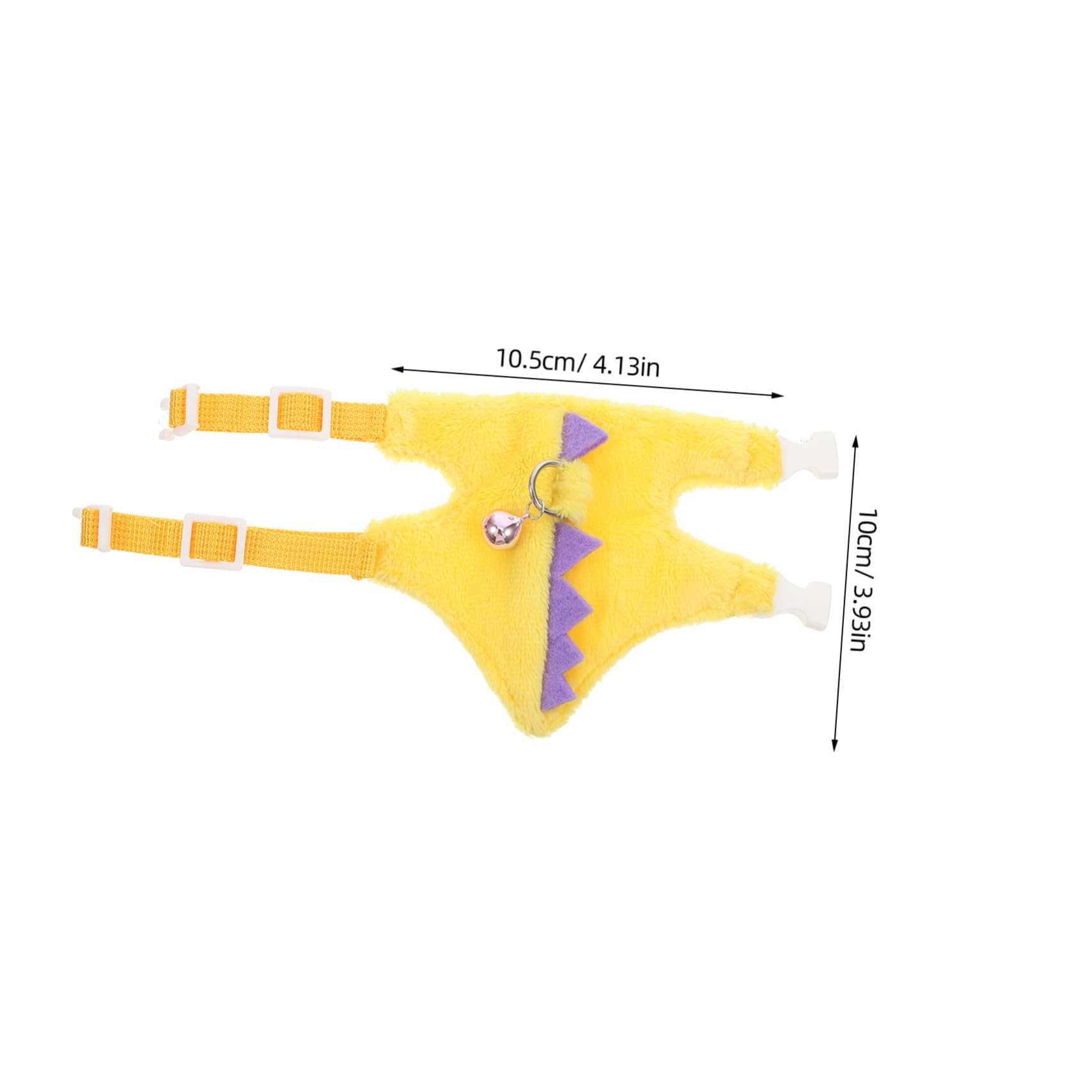 Toyvian Versatile Small Pet Harness Leash Dinosaur Vest Style for Training Walking