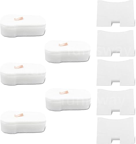 Filter Replacement for Shark Vertex UltraLight DuoClean PowerFins Corded Stick Vacuum HZ2000, HZ2002, HZ251 Part XFFKHZ2000, XPMFHZ2000,5 Foam and