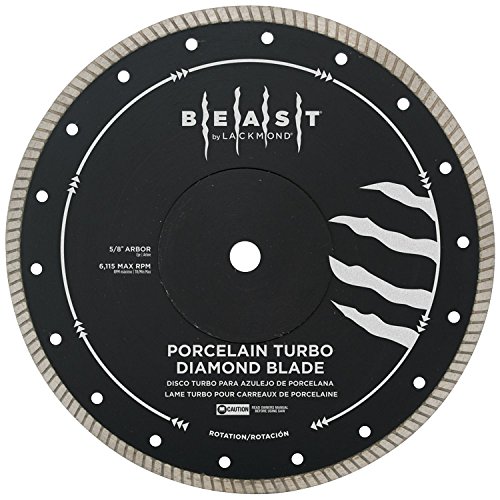 Lackmond Beast Pro Hard Porcelain Turbo Saw Blade - 7" Hard Tile Cutting