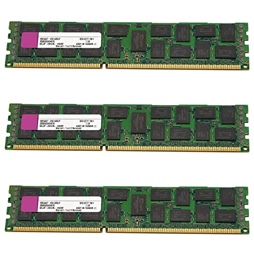 Mémoire RAM DDR3 REG 1333MHz PC3-10600 DIMM 240 broches 1,5V pour ordinateur de bureau | Lot de 3