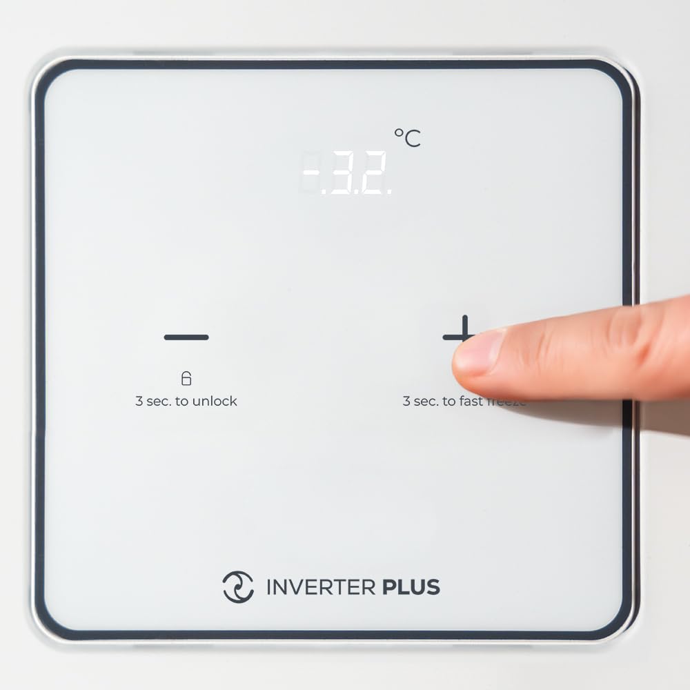 Cecotec Congelatore a Pozzo 254 L Bolero CoolMarket Chest 254 White E. 254L, Orizzontale, Inverter Plus, Dual Function, Fast Freezing, Controllo Elettronico, Blocco Bambini, Cestello Interno