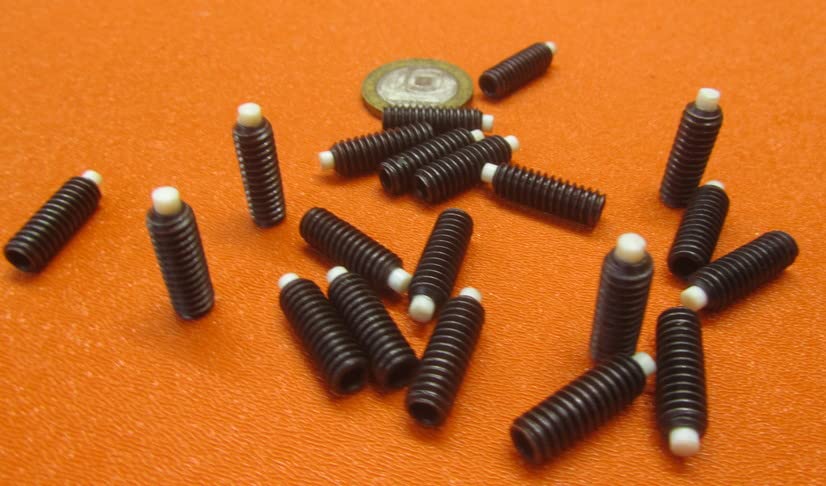 Black Oxide Steel Nylon Tip Set Screw 1/4